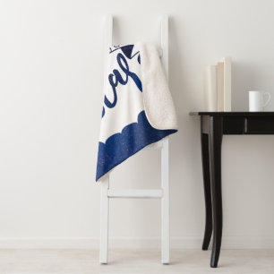 Shoot for the Moon Sherpa Blanket