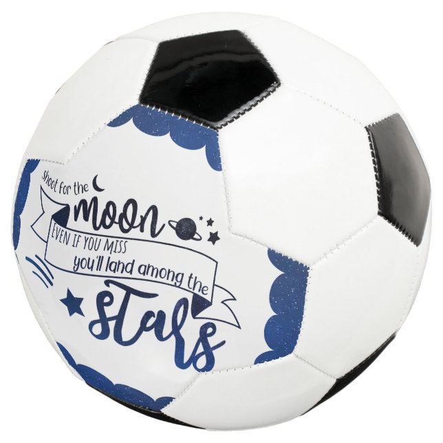 Shoot for the Moon Soccer Ball (Three Quarter)
