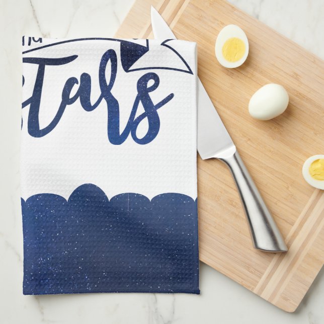 Shoot for the Moon Tea Towel (Quarter Fold)