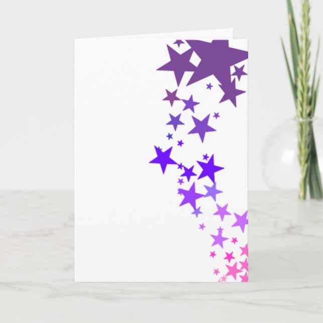 shoot for the stars  card (Front)