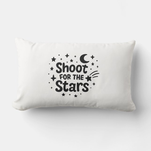 Shoot for the Stars Lumbar Cushion (Front)