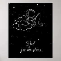 shoot for the stars wall art