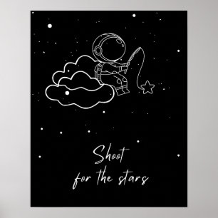 shoot for the stars wall art