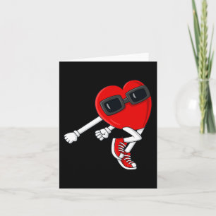 Shoot Heart Dance Valentines Day Boys Girls Kids  Card