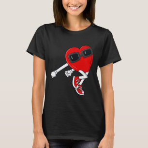 Shoot Heart Dance Valentines Day Boys Girls Kids  T-Shirt
