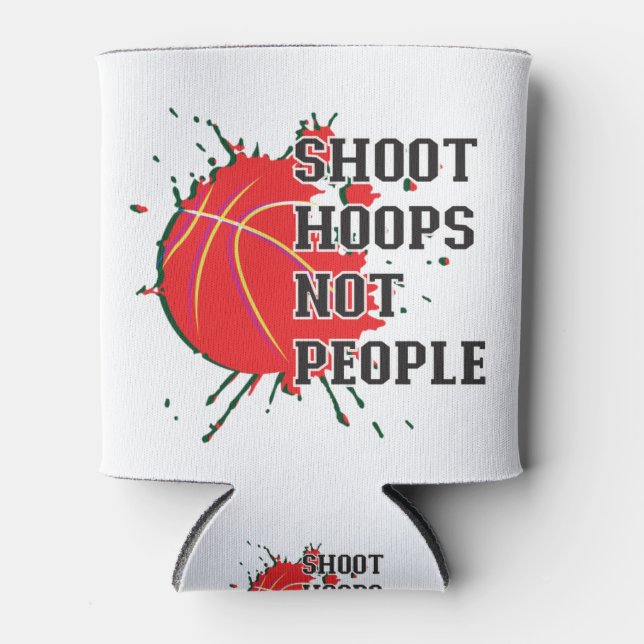 Shoot Hoops Can Cooler (Front)