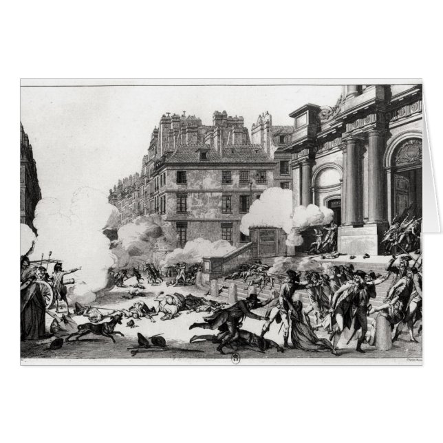 Shoot-out before St. Roch church in Paris (Front Horizontal)
