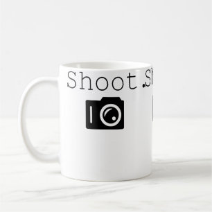 Shoot. Photographyphotographer With Camera Coffee Mug