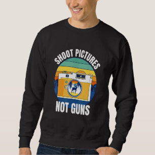 Shoot Pictures Not Guns Animal  Photography Mens H Sweatshirt