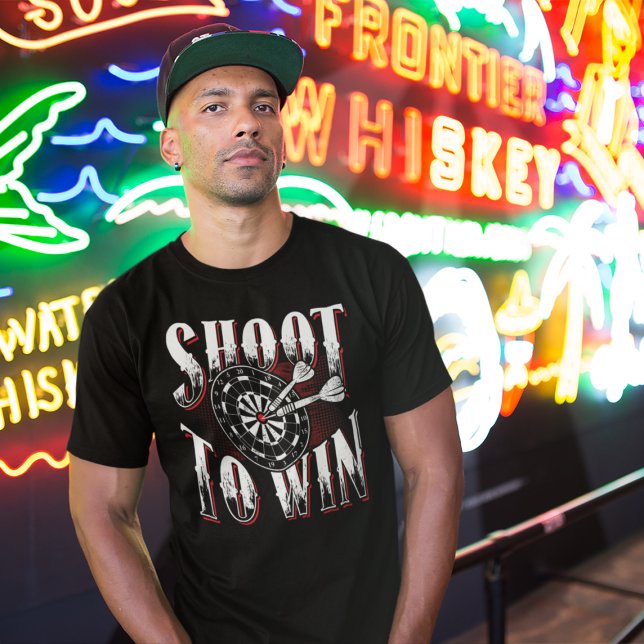 Shoot to Win - Dart League Champion T-Shirt (Creator Uploaded)