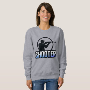 Shooter – Marksman Silhouette Premium Design  Sweatshirt