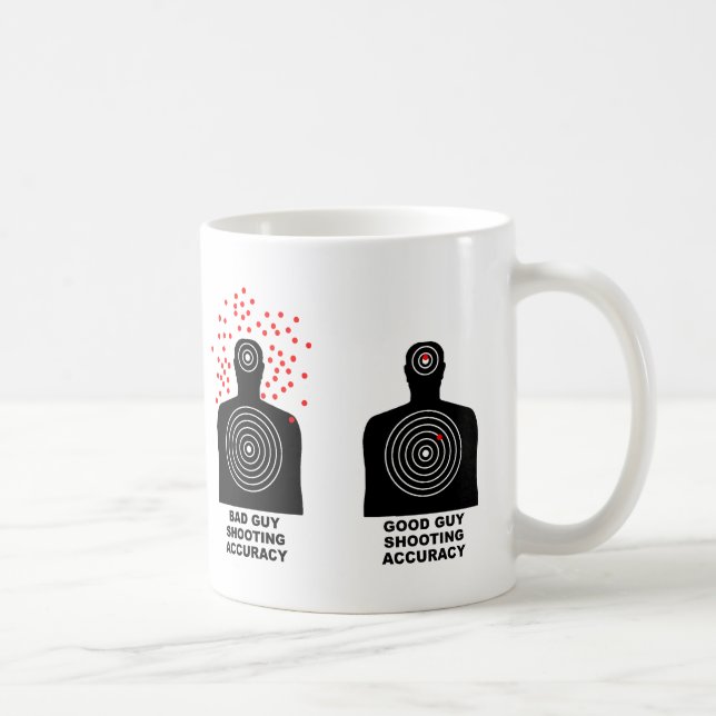 Shooting Accuracy Funny Mug (Right)