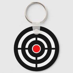 Shooting Archery Target Key Ring