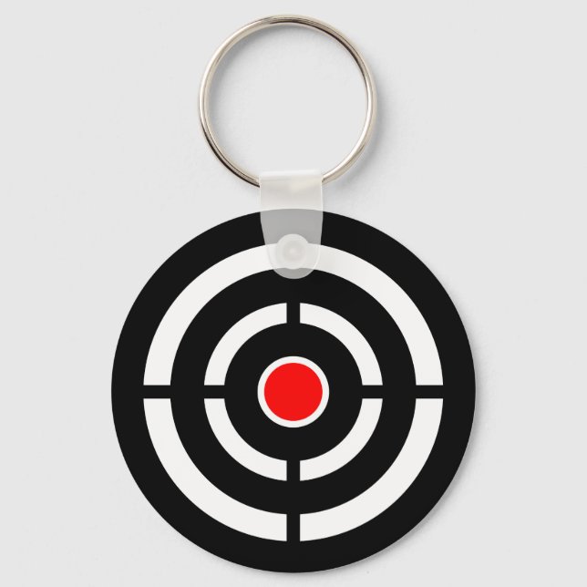 Shooting Archery Target Key Ring (Front)