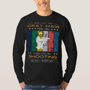 Shooting Enthusiast Tee - Grey Hair, Bullseye Cham