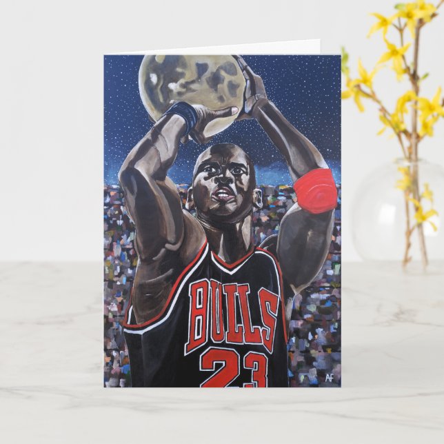 Shooting for the Moon Painting by Alfred Fox Card (Yellow Flower)