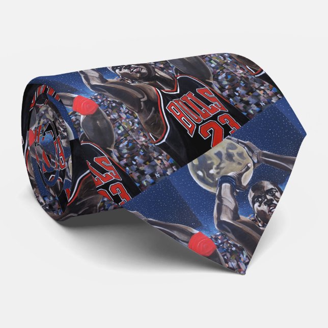 Shooting for the Moon Painting by Alfred Fox Tie (Rolled)