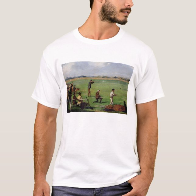 Shooting (oil on paper) T-Shirt (Front)