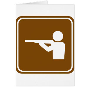 Shooting Range Highway Sign