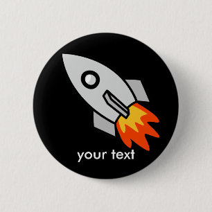 Shooting rocket Gifts 6 Cm Round Badge
