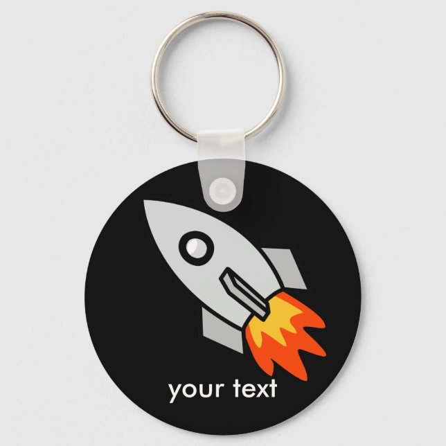 Shooting rocket Gifts Key Ring (Front)