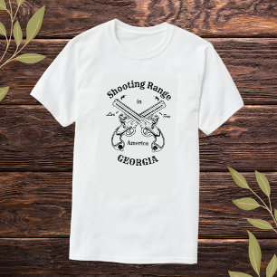 Shooting Sports Range Georgia America Vintage Logo T-Shirt