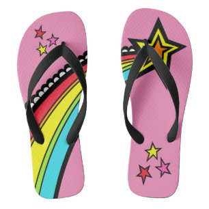 Shooting Star Flip Flops Beach Footwear