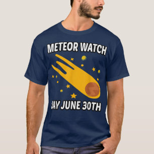 Shooting Star Lover And Night Sky Meteor Watch Day T-Shirt