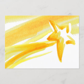 Shooting Star Open Greeting Card