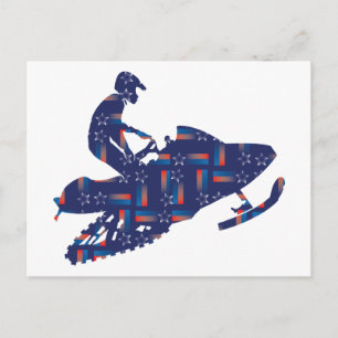 Shooting-Star-Sledder Postcard