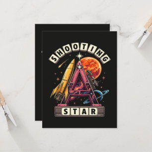 Shooting Star Space Invitation