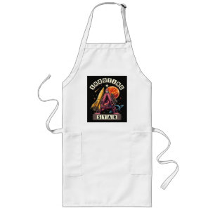 Shooting Star Space Long Apron