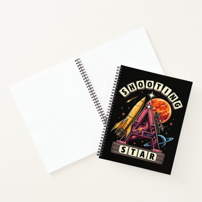 Shooting Star Space Notebook (Inside)