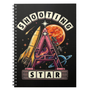 Shooting Star Space Notebook