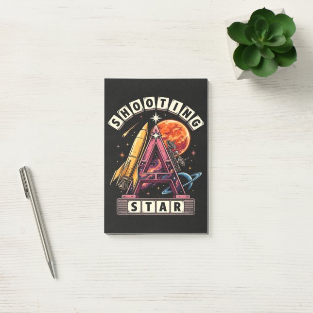 Shooting Star Space Post-it Notes (Office)