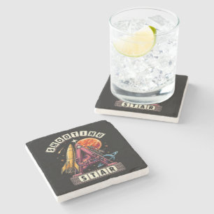 Shooting Star Space Stone Coaster