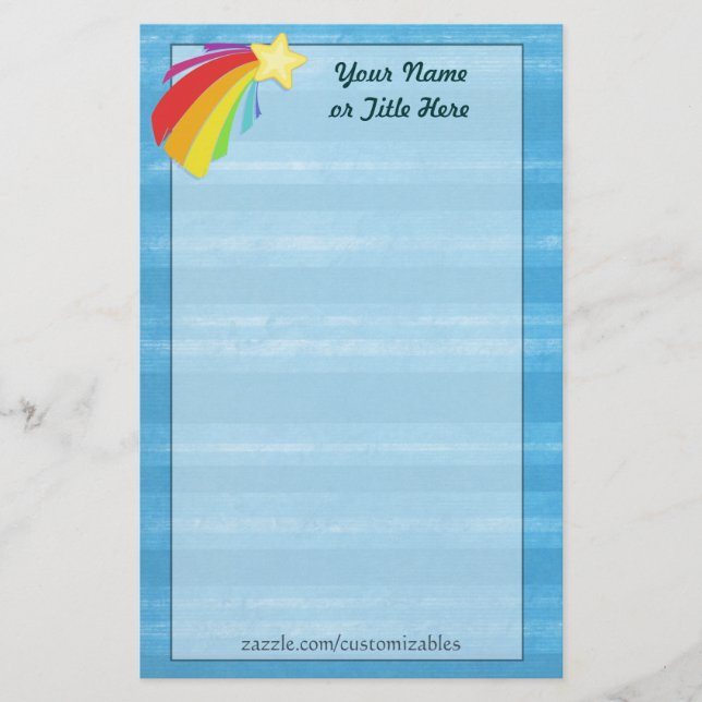 Shooting Star Stationery (Front)