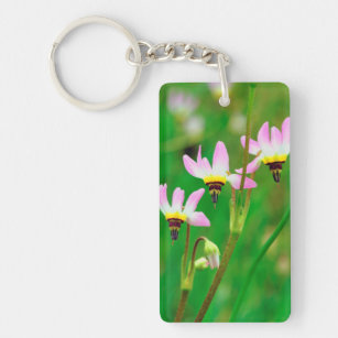Shooting Star Wildflowers in Mission Trails Park Key Ring