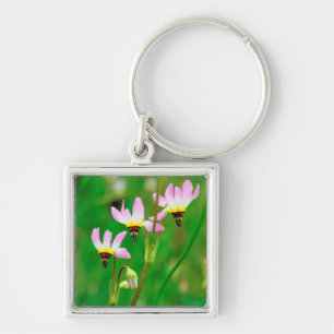 Shooting Star Wildflowers in Mission Trails Park Key Ring