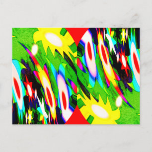 Shooting stars art postcard