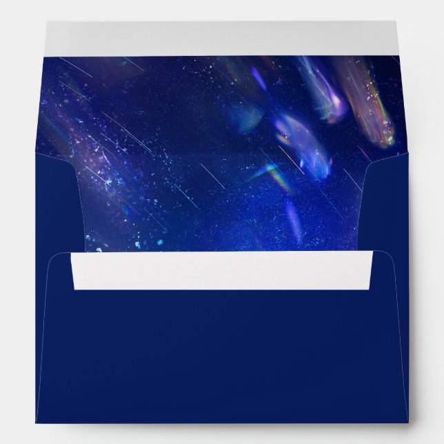 Shooting Stars Celestial Galaxy Space Envelope (Back (Bottom))