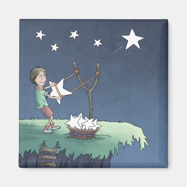  Shooting Stars - Creating Wishes Magnet (Front)