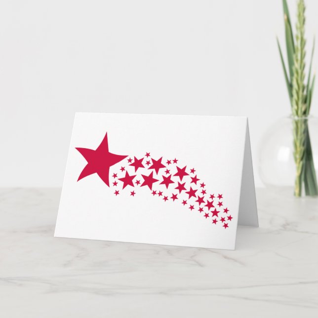 Shooting Stars Holiday Card (Front)