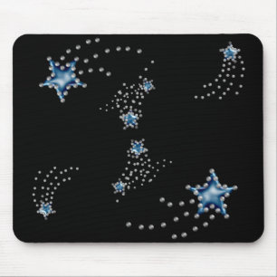 shooting stars mouse pad