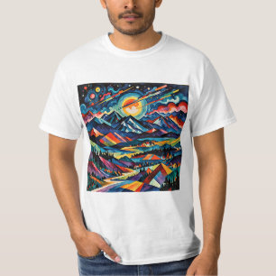 Shooting Stars over mountain peaks 1 T-Shirt