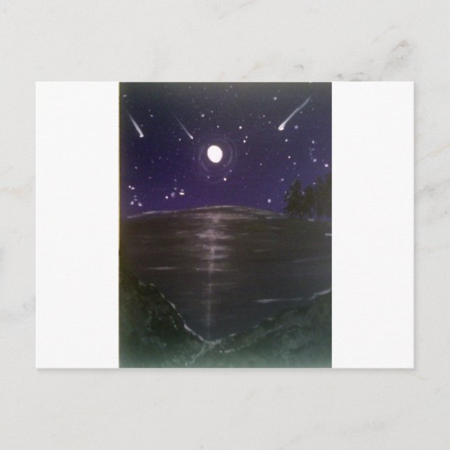 Shooting stars postcard (Front)