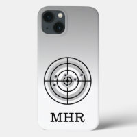 Shooting Target Gun Lover Monogram 