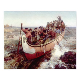 Shooting the Rapids by Frances Anne Hopkins Photo Print