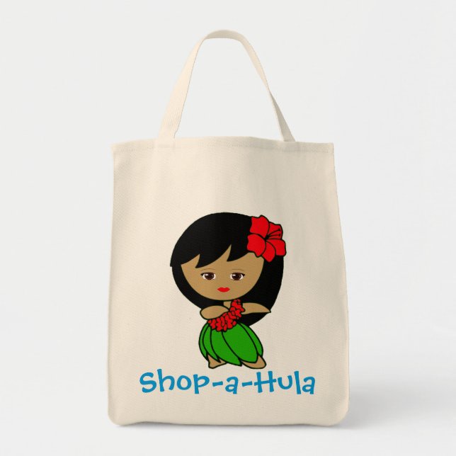 Shop-a-Hula Tote Bag (Front)