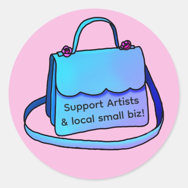 Shop Artists and Local Sticker (Front)